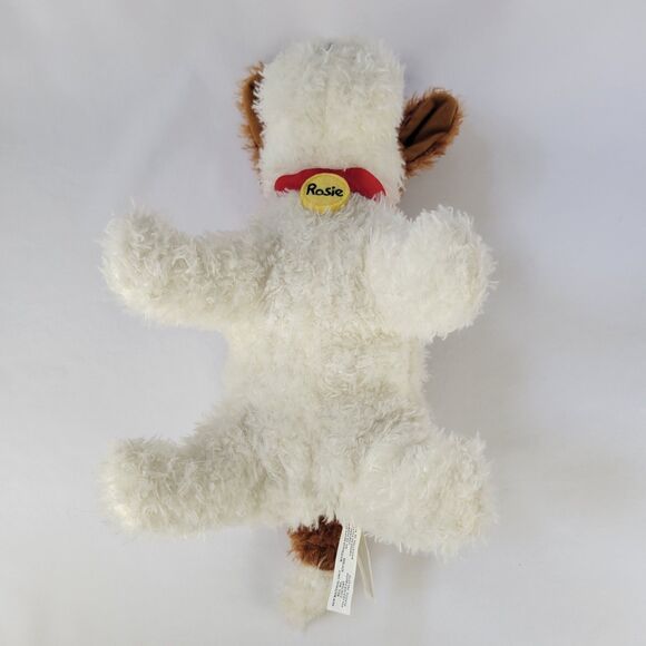 Good Rosie! White Brown Dog Plush Stuffed Toy Book Character Red Collar Yellow - Picture 9 of 15